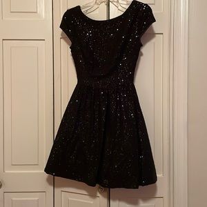 Delia’s Black Sequin Party Dress